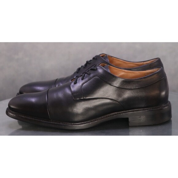 Cole Haan Warren Men\'s Cap Toe Dress Shoes Size 9 M Leather Black C20155 main image 8